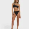 Laura Twisted Sun One-Shoulder Tank Bikini Top