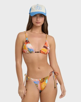 Lei Daze Tall Slide Triangle Bikini Top
