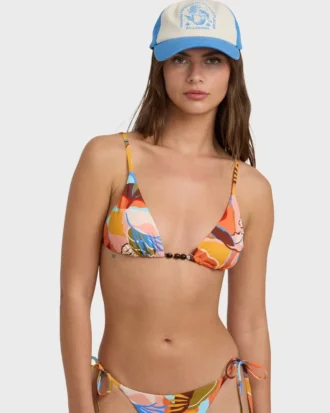 Lei Daze Tall Slide Triangle Bikini Top