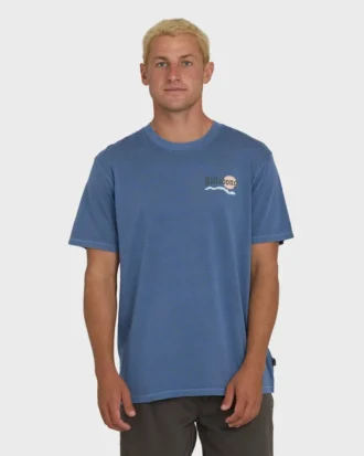 Loner Wave Washed Premium Short Sleeve Knit T-Shirt