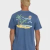 Loner Wave Washed Premium Short Sleeve Knit T-Shirt
