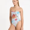 Lottie Hall Summer Bandeau One-Piece Swimsuit