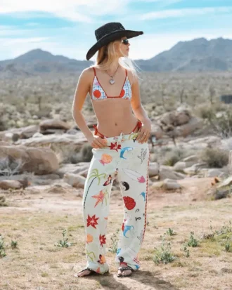 Lottie Hall Woven Elastic Waist Pants