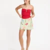 Lottie Hall Woven Mini Skirt