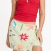 Lottie Hall Woven Mini Skirt