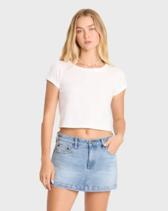Micro Moment Denim Skort