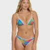 Midnight Tropics Mini Slide Triangle Bikini Top