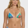 Midnight Tropics Mini Slide Triangle Bikini Top