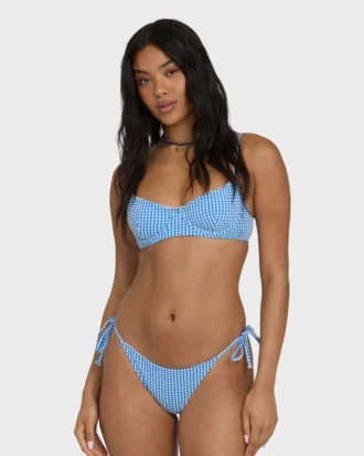 Mini Wave Check Helena Underwire Bikini Top