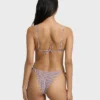 Mini Wave Check Low Tide Skimpy Bikini Bottom