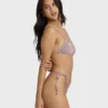 Mini Wave Check Low Tide Skimpy Bikini Bottom
