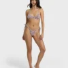 Mini Wave Check Low Tide Skimpy Bikini Bottom