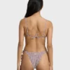 Mini Wave Check Teagan Bralette Bikini Top