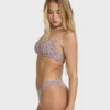 Mini Wave Check Tropic Medium Bikini Bottom