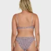 Mini Wave Check Tropic Medium Bikini Bottom