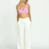New Waves Gauze Elastic Waist Pants