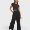 New Waves Gauze Elastic Waist Pants
