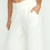 New Waves Gauze Elastic Waist Pants