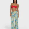 Palm Grove Elastic Waist Pants