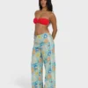 Palm Grove Elastic Waist Pants