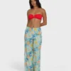 Palm Grove Elastic Waist Pants