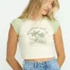 Paradise Short Sleeve Raglan Tee