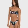 Party Wave Jaclyn Crop Bralette Bikini Top