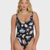 Party Wave Tanker One Piece Swimsuit
