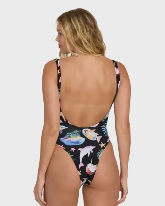 Party Wave Tanker One Piece Swimsuit