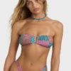 Patch It up V Bandeau Bikini Top