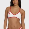 Picnic V Cross-Back Bralette Bikini Top