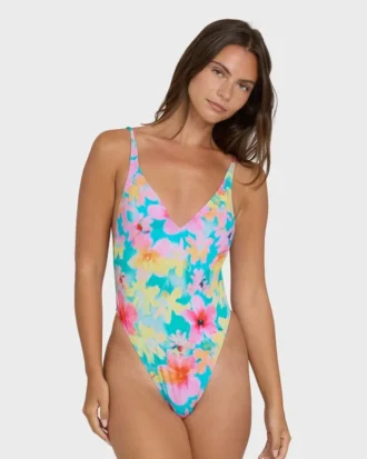 Pipe Dreams Deep V One-Piece Swimsuit