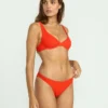 Red Aloha Tropic Bikini Bottom