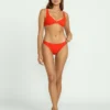 Red Aloha Tropic Bikini Bottom