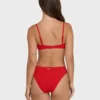 Rising Tide Ruched V Bralette Bikini Top