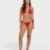 Rising Tide Tie-Side Tanga Bikini Bottoms