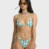 Salty Waves Reversible Mini Slide Triangle Bikini Top