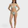Salty Waves Reversible Mini Slide Triangle Bikini Top