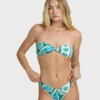 Salty Waves Twist Bandeau  Bikini Top