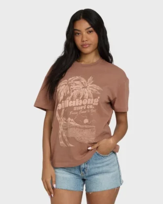 Sand to Surf Short Sleeve Knit Graphic T-Shirt