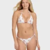 Sandy Shells Tie-Side Tanga Bikini Bottoms