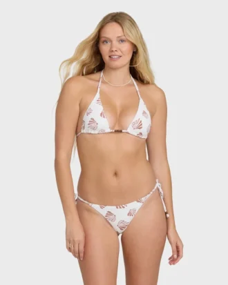 Sandy Shells Tie-Side Tanga Bikini Bottoms