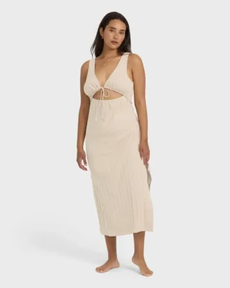 Slides Midi Knit Dress