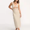 Slides Midi Knit Dress
