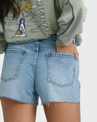 Sling Denim Shorts