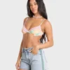 Sling Trim Denim Shorts