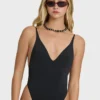 Sol Searcher Deep V One-Piece Swimsuit