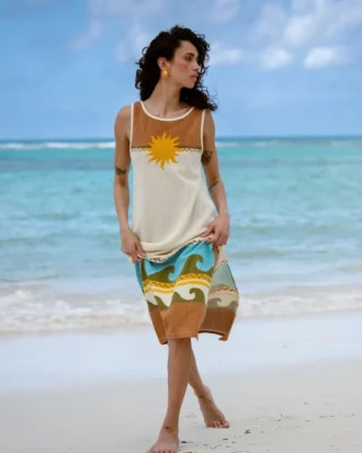 Solar Babe Midi Dress