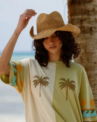 Split Palm Short Sleeve T-Shirt