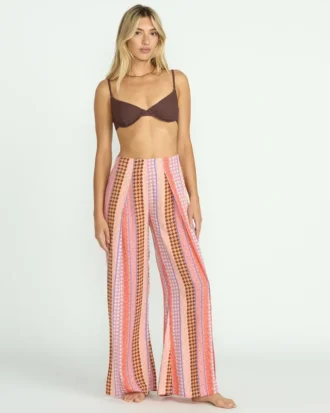Split Spirit Elastic Waist Pants